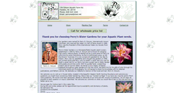 Desktop Screenshot of perryswatergarden.net